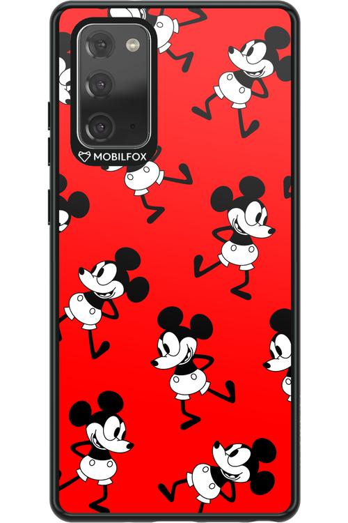 Iconic Mouse (red pattern) - Samsung Galaxy Note 20