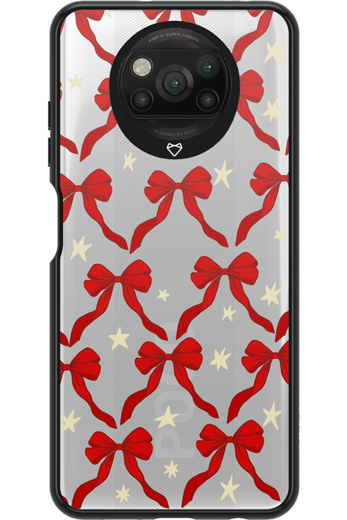 Bow & Stars (Transparent) - Xiaomi Poco X3 Pro