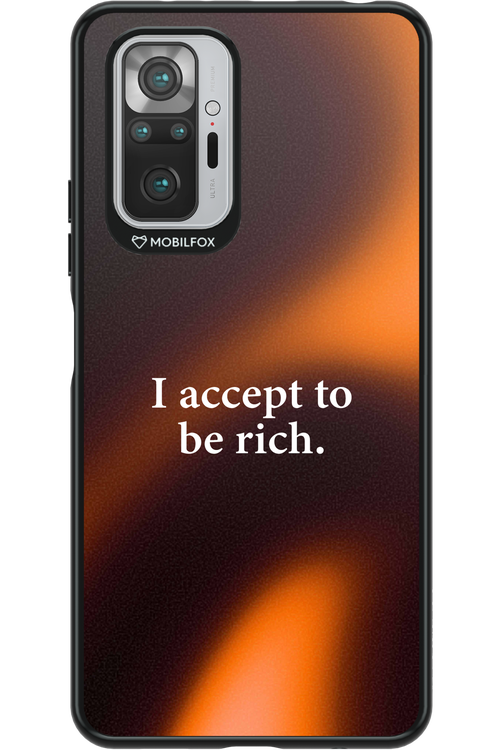 I accept to be rich - Xiaomi Redmi Note 10 Pro