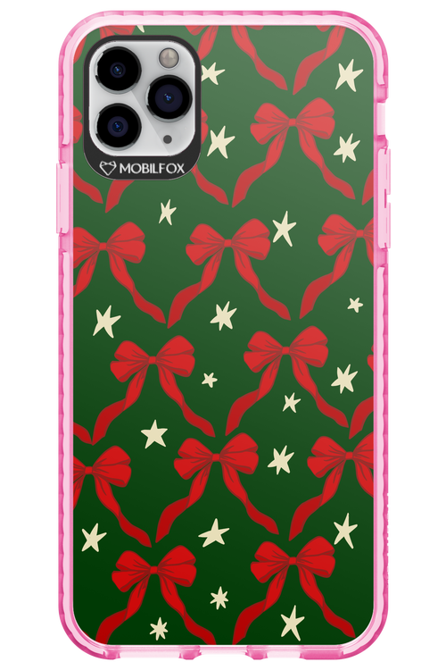 Bow & Stars (Green) - Apple iPhone 11 Pro Max
