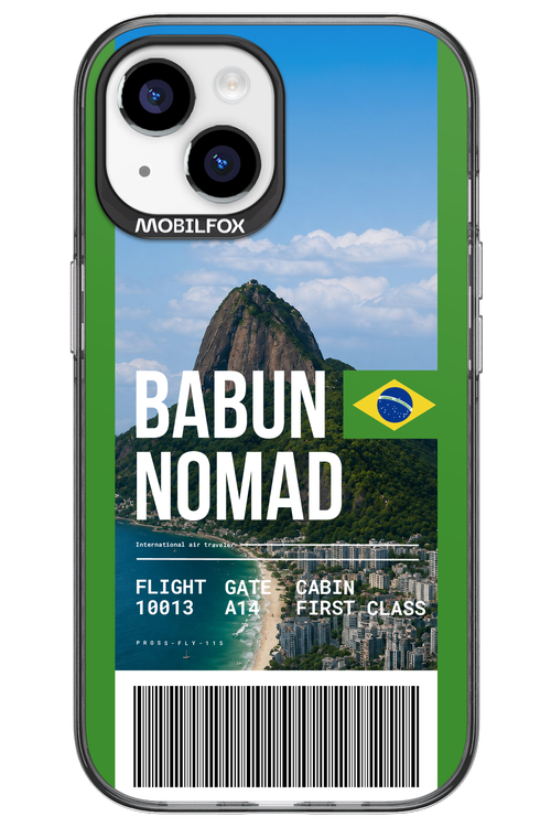BABUN NOMAD (fly ticket) 2.0 - Apple iPhone 15