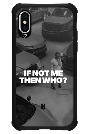 IF NOT ME Simple B&W - Apple iPhone X