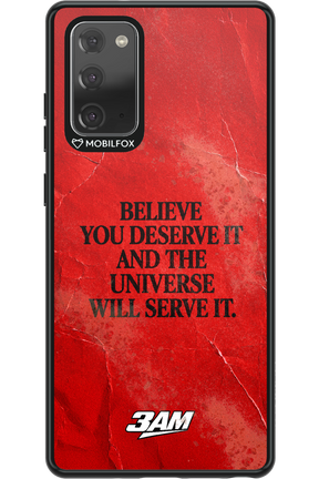 BELIEVE 2.0 - Samsung Galaxy Note 20