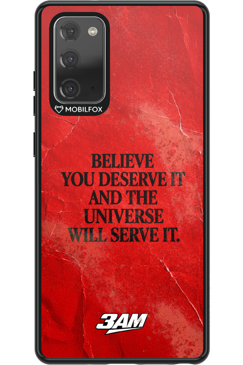 BELIEVE 2.0 - Samsung Galaxy Note 20