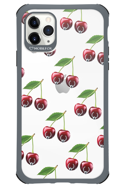 Spicy Cherries Transparent - Apple iPhone 11 Pro Max