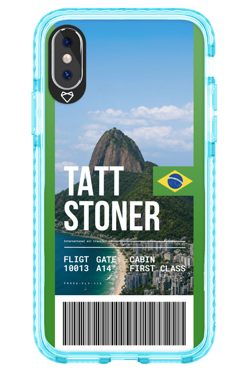 TATT STONER (fly ticket) 2.0 - Apple iPhone X