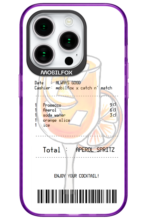 aperol spritz cocktail - Apple iPhone 15 Pro