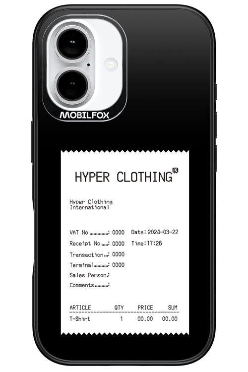 HYPER RECEIPT - Apple iPhone 16