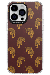 Burgundy Leopard Pattern - Apple iPhone 14 Pro Max