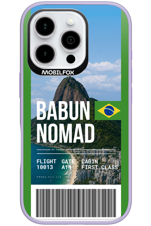 BABUN NOMAD (fly ticket) 2.0 - Apple iPhone 16 Pro