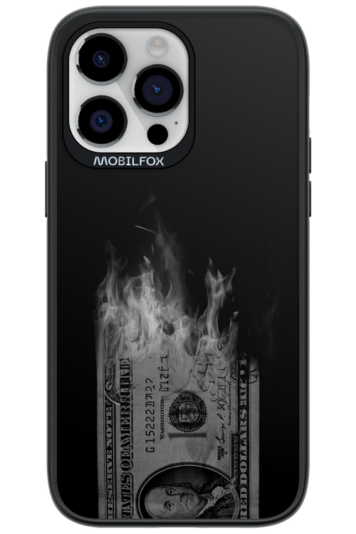 Money Burn B&W 2.0 - Apple iPhone 14 Pro Max