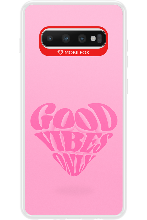 Good Vibes Heart - Samsung Galaxy S10+