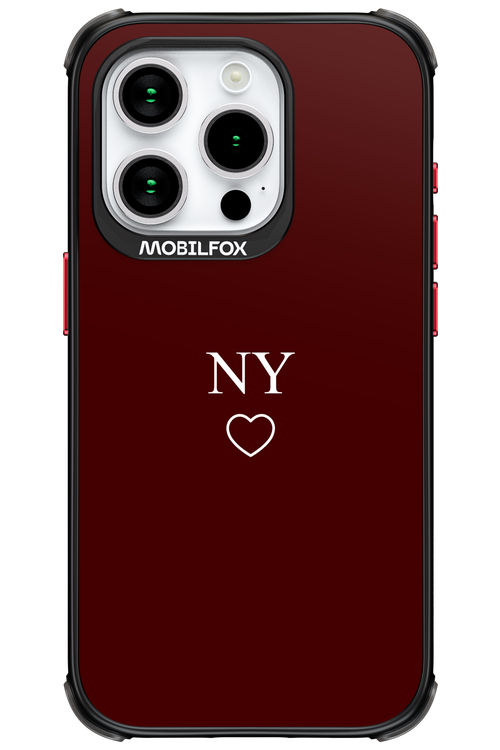NY Burgundia 2.0 - Apple iPhone 15 Pro