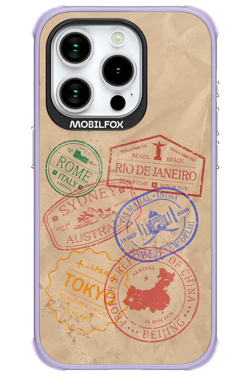 Travel Stamps 2.0 - Apple iPhone 15 Pro