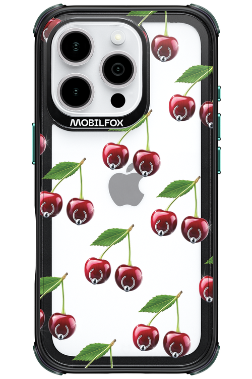 Spicy Cherries Transparent - Apple iPhone 16 Pro