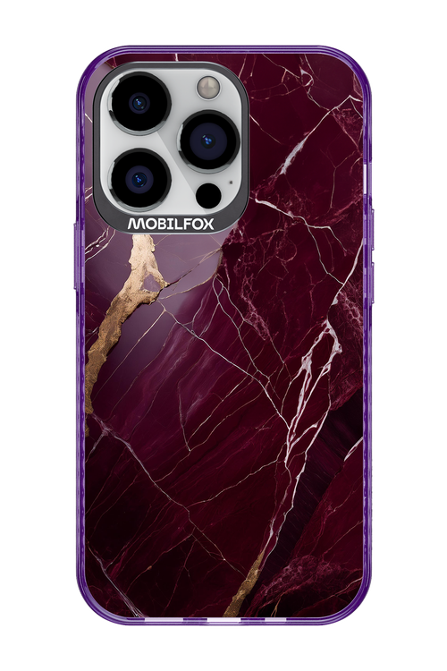 Burgundy Marble - Apple iPhone 13 Pro
