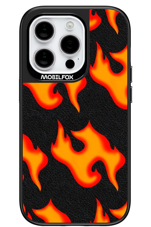 HYPER FLAMES Leather - Apple iPhone 14 Pro