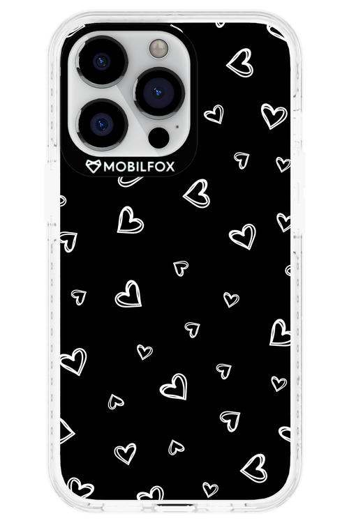 Monochrome Hearts - Apple iPhone 13 Pro
