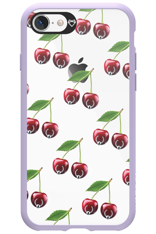 Spicy Cherries Transparent - Apple iPhone 8