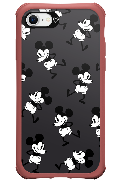 Iconic Mouse (antracite pattern) - Apple iPhone 7