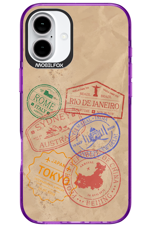 Travel Stamps 2.0 - Apple iPhone 16 Plus