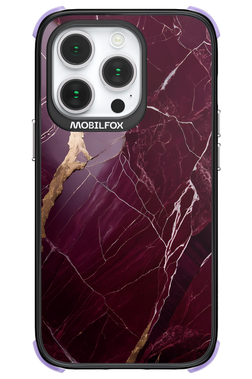 Burgundy Marble 2.0 - Apple iPhone 14 Pro