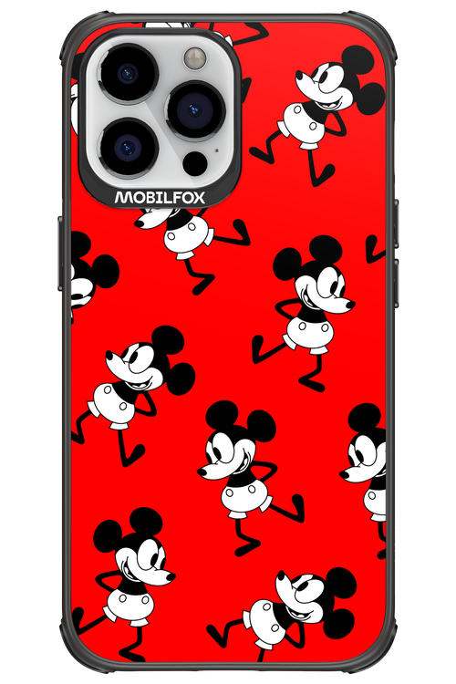 Iconic Mouse (red pattern) - Apple iPhone 13 Pro Max