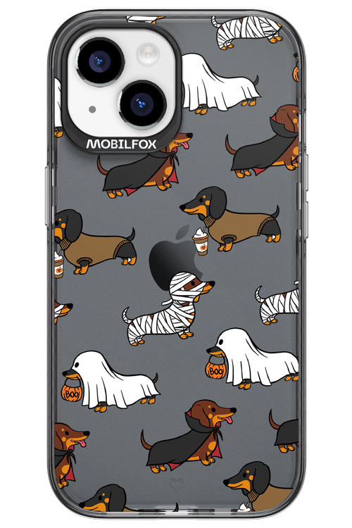 Scary Dachshund (Transparent) - Apple iPhone 15