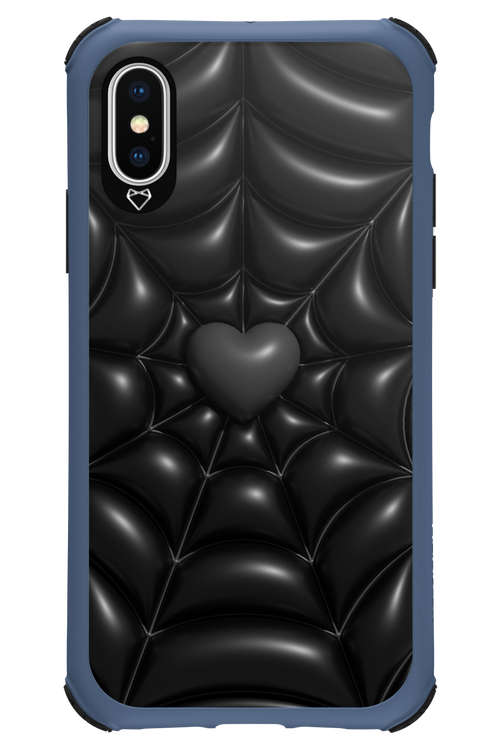 Black Spider Heart - Apple iPhone X