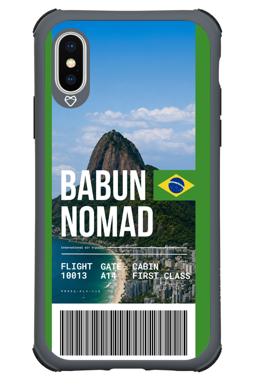 BABUN NOMAD (fly ticket) 2.0 - Apple iPhone X
