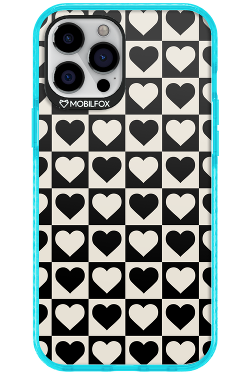 Checkered Heart - Apple iPhone 12 Pro Max