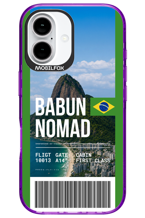 BABUN NOMAD (fly ticket) 2.0 - Apple iPhone 16