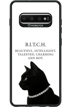 B. i. t. c. h. - Samsung Galaxy S10+