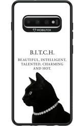 B. i. t. c. h. - Samsung Galaxy S10+