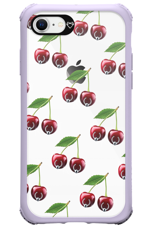 Spicy Cherries Transparent - Apple iPhone 8