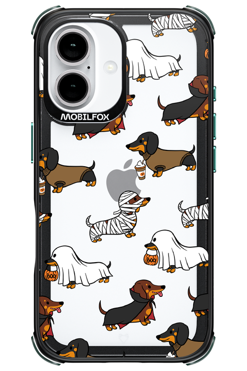 Scary Dachshund (Transparent) - Apple iPhone 16