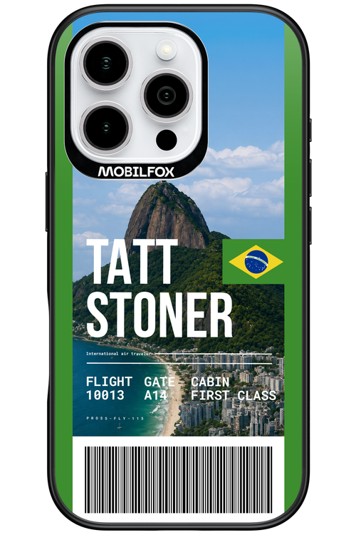 TATT STONER (fly ticket) 2.0 - Apple iPhone 16 Pro