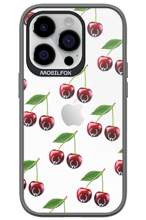 Spicy Cherries Transparent - Apple iPhone 14 Pro