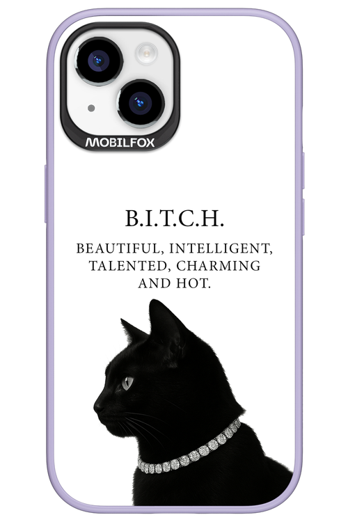 B. i. t. c. h. - Apple iPhone 15