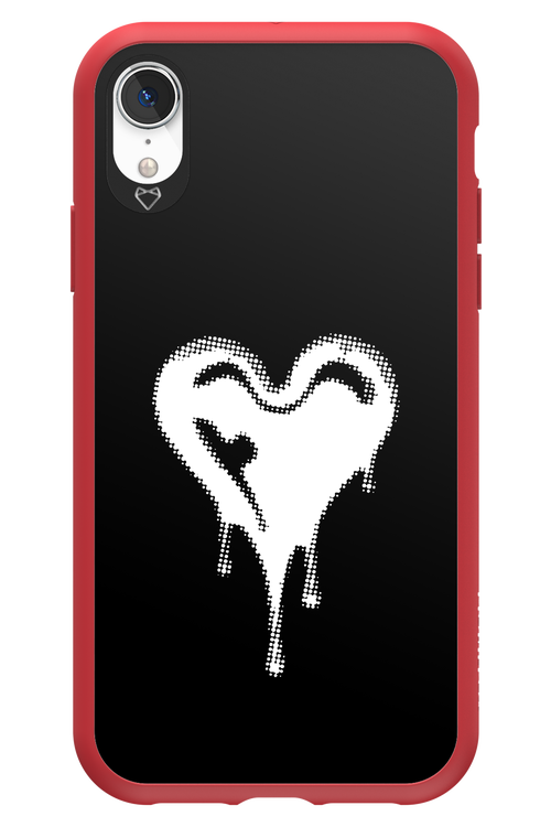 Heart Black - Apple iPhone XR