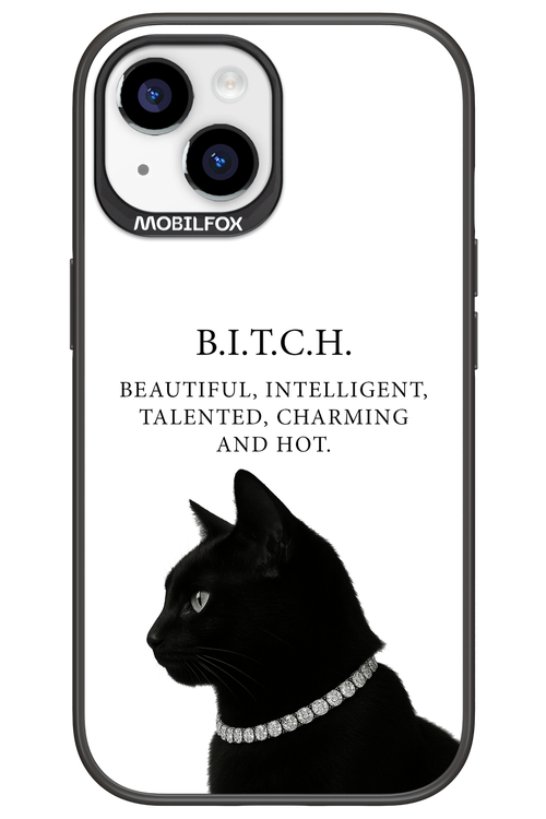 B. i. t. c. h. - Apple iPhone 15