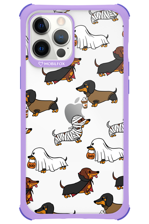 Scary Dachshund (Transparent) - Apple iPhone 12 Pro Max