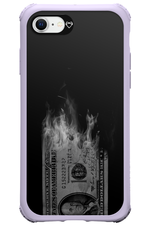 Money Burn B&W 2.0 - Apple iPhone 8