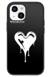 Heart Black - Apple iPhone 13 Mini