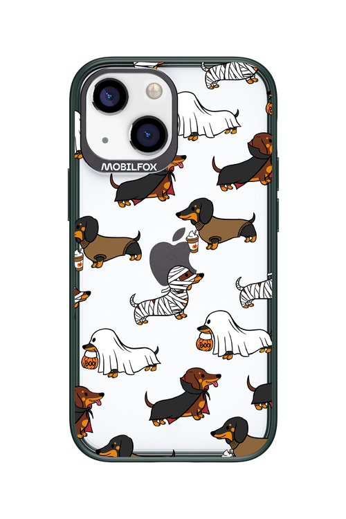 Scary Dachshund (Transparent) - Apple iPhone 13 Mini