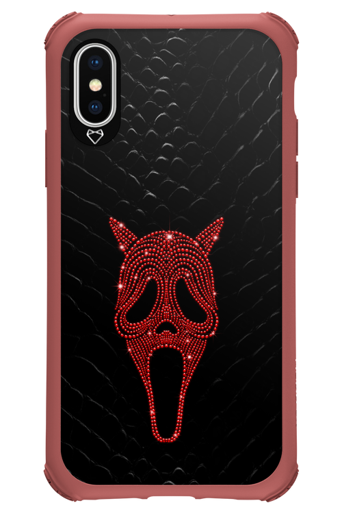 Devil Glitter Ghost - Apple iPhone XS