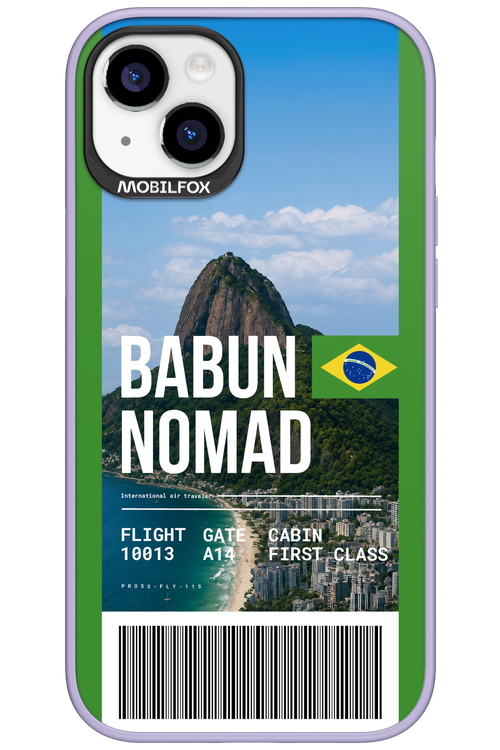 BABUN NOMAD (fly ticket) 2.0 - Apple iPhone 15 Plus