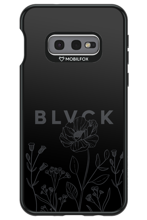 Black Flowers - Samsung Galaxy S10e