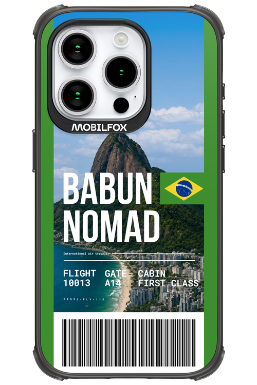 BABUN NOMAD (fly ticket) 2.0 - Apple iPhone 15 Pro
