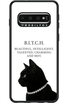 B. i. t. c. h. - Samsung Galaxy S10